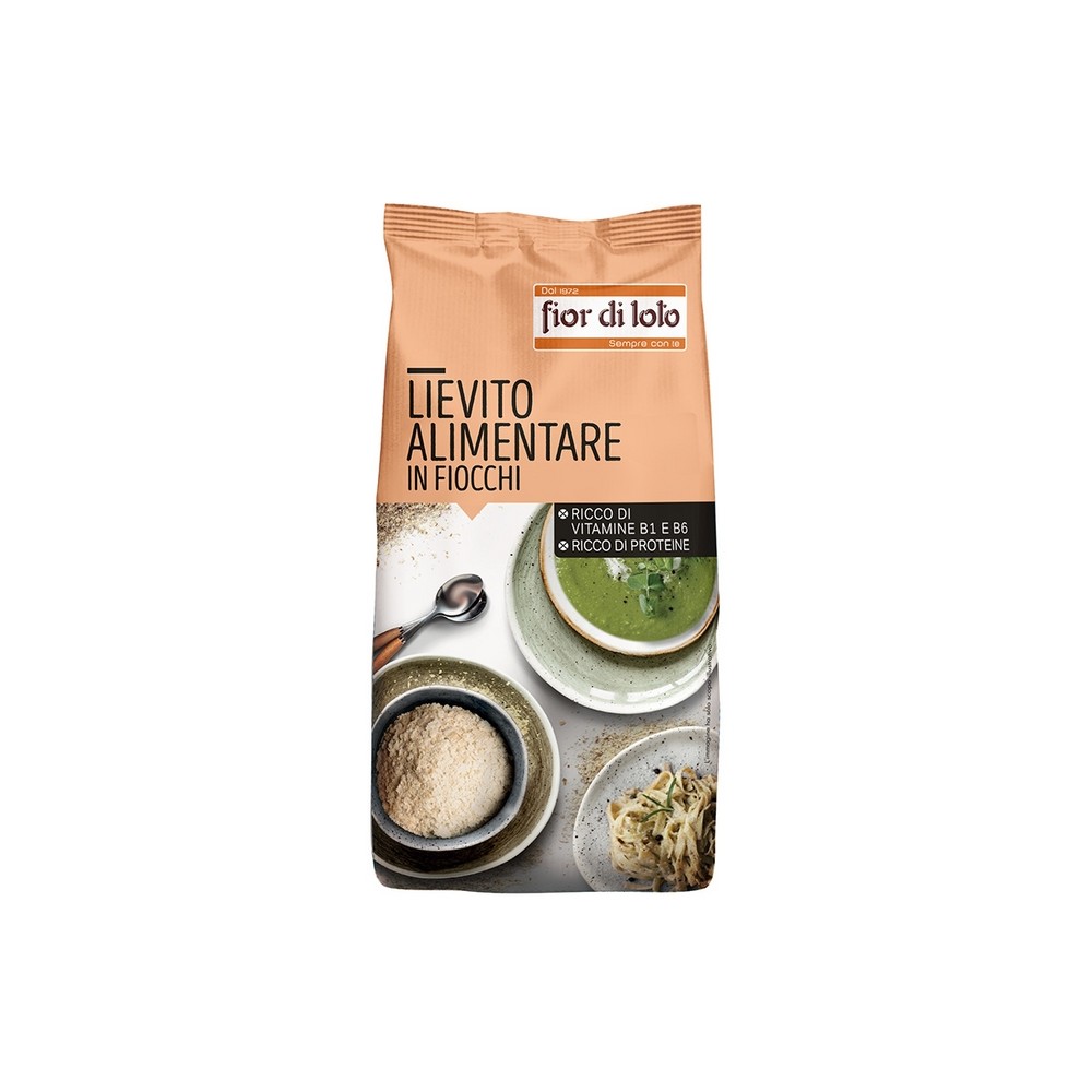 Lievito alimentare in fiocchi 400gr fior di loto