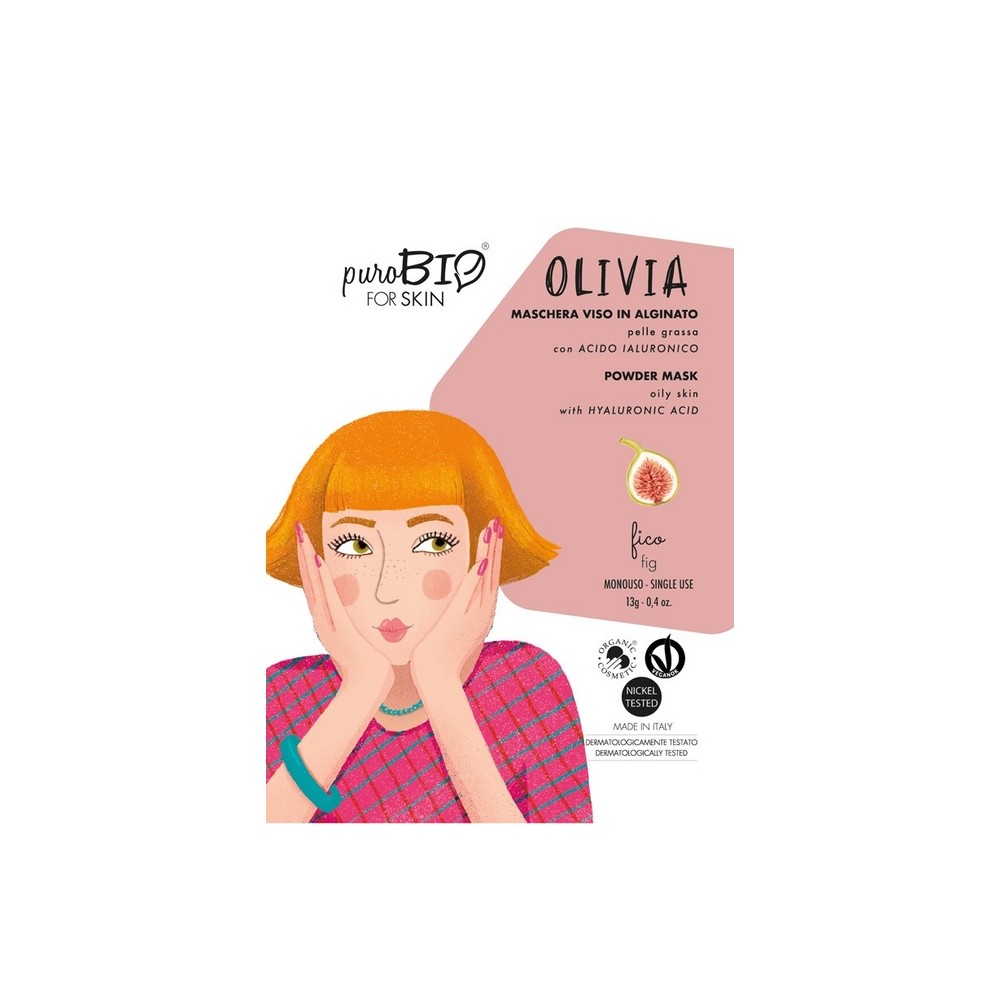 Olivia maschera viso peel off pelli grasse 11