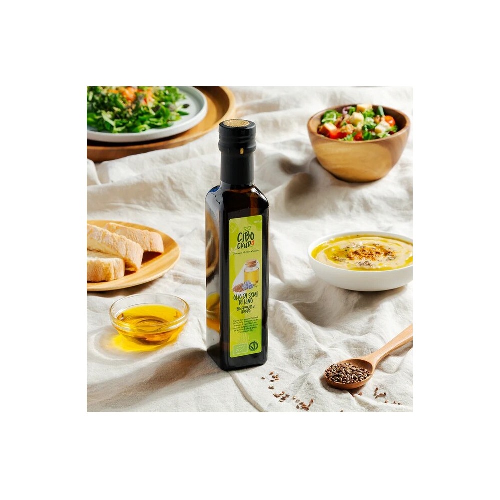 Olio di semi di lino bio 250ml