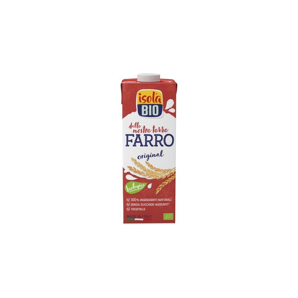 Bevanda di farro bio senza zucchero 1lt isolabio