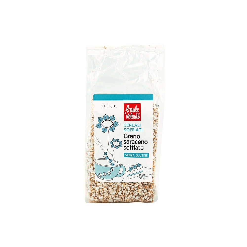 Grano saracenos/z glutine  soffiato 60 gr baule volante