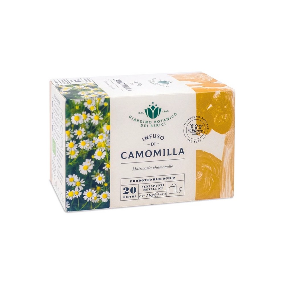 Camomilla in filtri16gr berici-infusi
