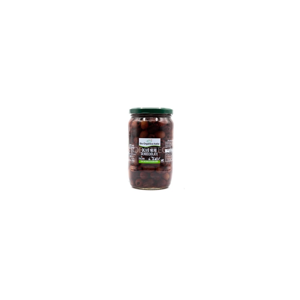 Olive nere denoc. in salamoia bio 280gr Bio Organica Italia