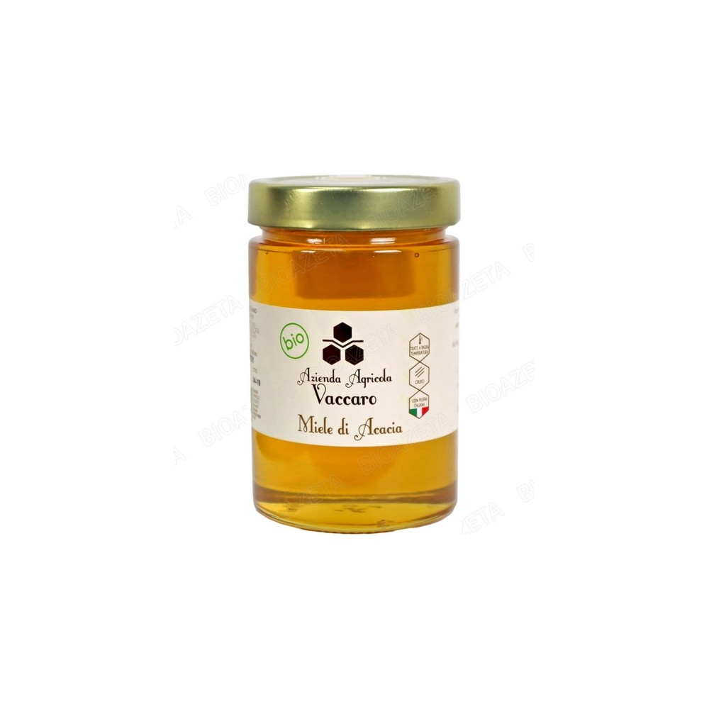 Miele biologico di acacia 500gr vaccaro